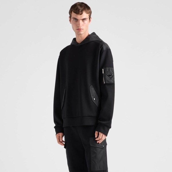 ✨프라다 남성 베이직 후드티 - Prada Mens Basic Hoodie - prc5127x