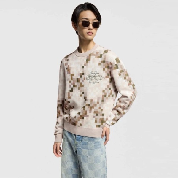 ✨루이비통 남성 라운드 스웨터 - Louis vuitton Mens Round Sweater - lvc5129x