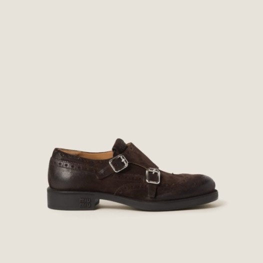 ❤미우미우 여성 처치스 몽크스트랩 로퍼 - Miumiu Womens Churchs Loafer - mis3167x