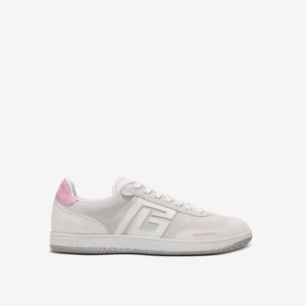 ✨발망 남/녀 스완 로우탑 스니커즈 - Balmain Unisex Swan Sneaker - bas3278x