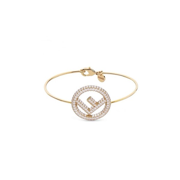 ✨펜디 여성 골드 팔찌 - Fendi Womens Gold Bangle - acc3718x