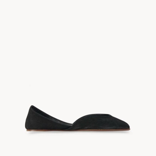 ❤더 로우 여성 젬마 스웨이드 발레 슈즈 - The Row Womens Gemma Suede Ballet Shoes - ths3301x