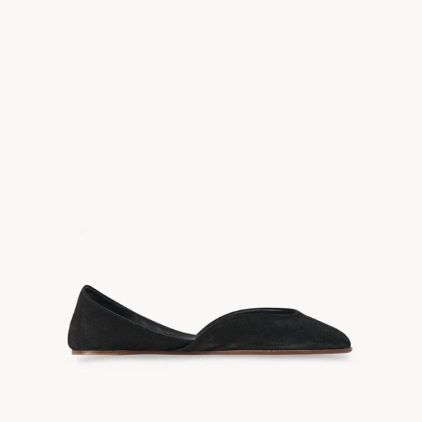 ✨더 로우 여성 젬마 스웨이드 발레 슈즈 - The Row Womens Gemma Suede Ballet Shoes - ths3301x