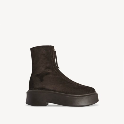 ❤더 로우 여성 지퍼 앵클 부츠 - The Row Womens Zipped Leather Boots - ths3305x