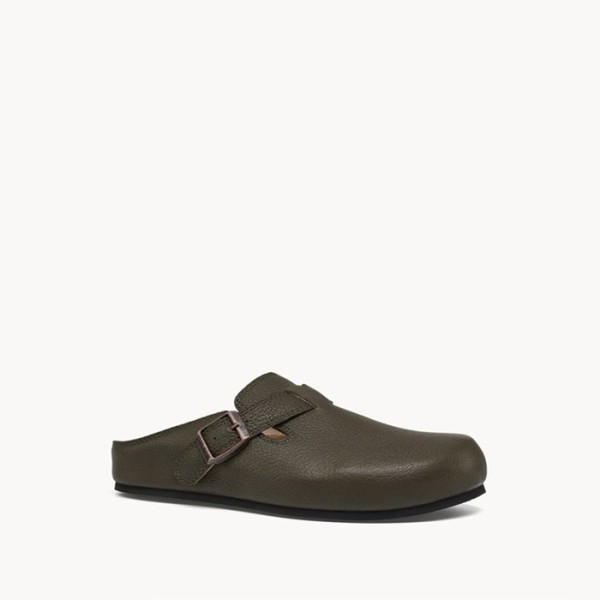 ✨더 로우 여성 휴고 슬라이드 스웨이드 애쉬 - The Row Womens Hugo Slide in Suede - ths3307x