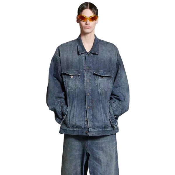 ✨발렌시아가 남성 데님 자켓 - Balenciaga Mens Denim Jacket - bac5300x