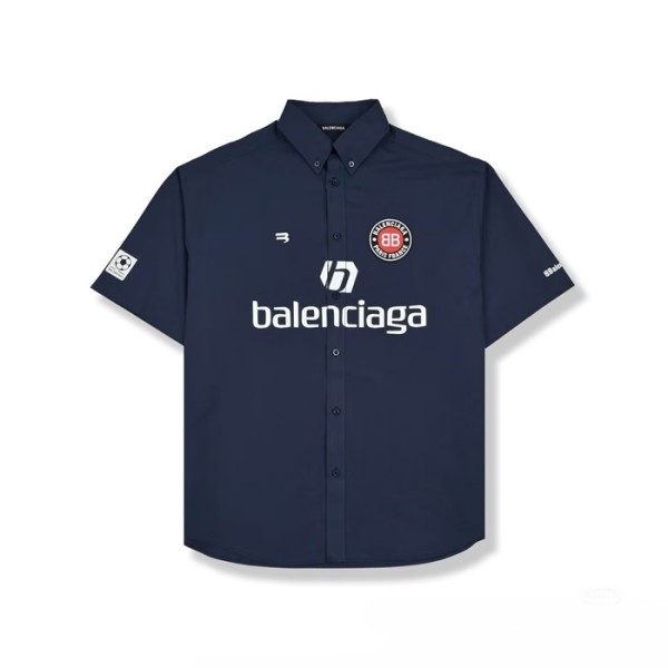 ✨발렌시아가 남성 반팔 셔츠 - Balenciaga Mens Basic Shirts - bac5359x
