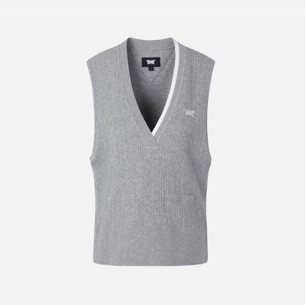 ✨PXG 남성 라운드 넥 스웨터 베스트 - gol1555x