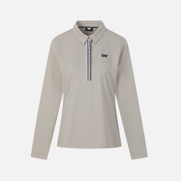 ✨PXG 여성 베이직 칼라 롱슬리브 티셔츠 - gol1559x