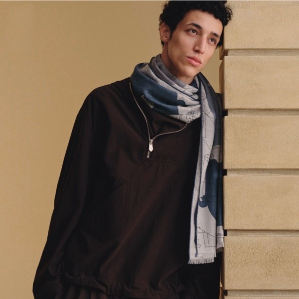 ✨에르메스 남성 실크 머플러 - Hermes Mens Silk Muffler - acc4207x