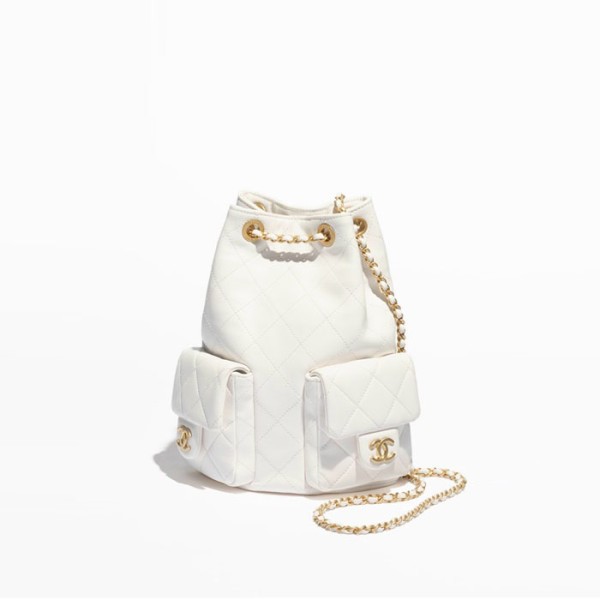 ✨샤넬 여성 더블 포켓 백팩 - Chanel Womens 25C Back Pack - chb5002x