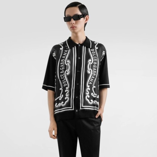 ❤돌체앤가바나 남성 반팔 셔츠 - Dolce&Gabbana Mens Short-sleeved Shirts - doc5454x