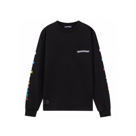 ❤크롬하츠 남성 라운드 긴팔티 - Chrome Hearts Mens Round Tshirt - chc5545x