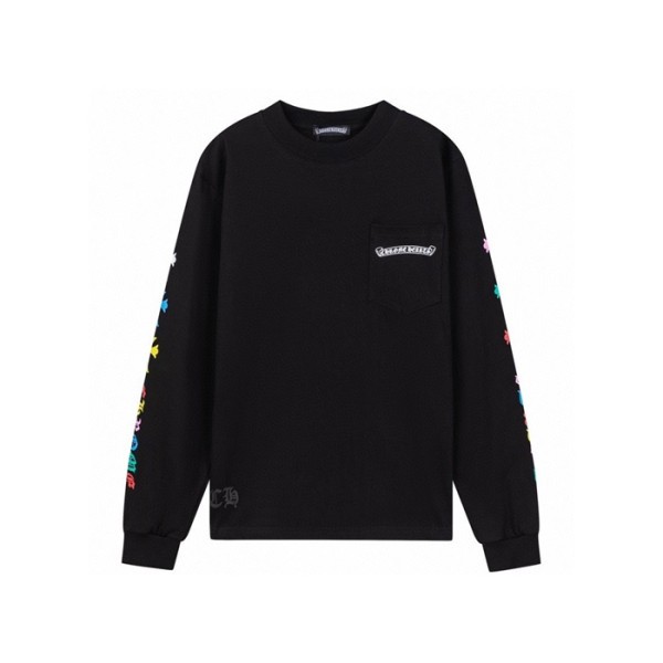 ✨크롬하츠 남성 라운드 긴팔티 - Chrome Hearts Mens Round Tshirt - chc5545x