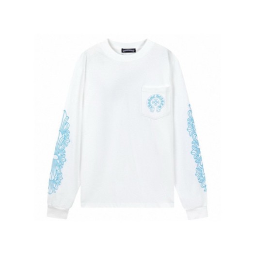 ❤크롬하츠 남성 라운드 긴팔티 - Chrome Hearts Mens Round Tshirt - chc5548x