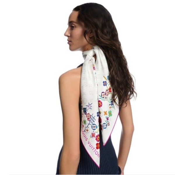 ✨루이비통 여성 루이비통 LV x TM 모노그램 슈퍼플랫 숄 - Louis vuitton Womens LV x TM Monogram Shawl - acc4382x