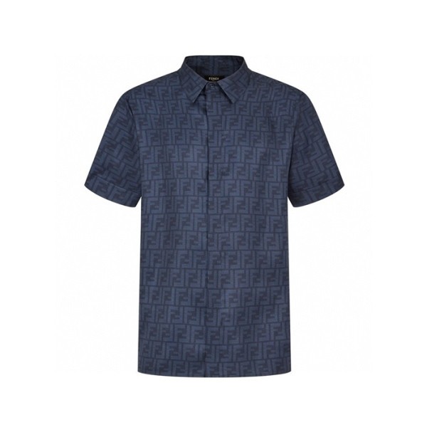 ✨펜디 남성 FF 반팔 셔츠 - Fendi Mens FF Shirts - fec5600x