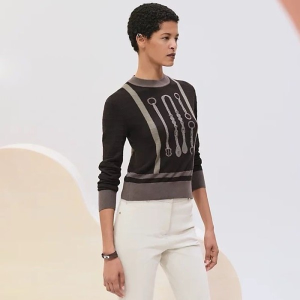 ✨에르메스 여성 라운드 스웨터 - Hermes Womens Round Knitwear - hec5663x