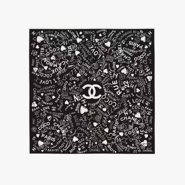 ✨샤넬 여성 그래피티 스카프 - Chanel Womens Graffiti Scarf - acc4455x