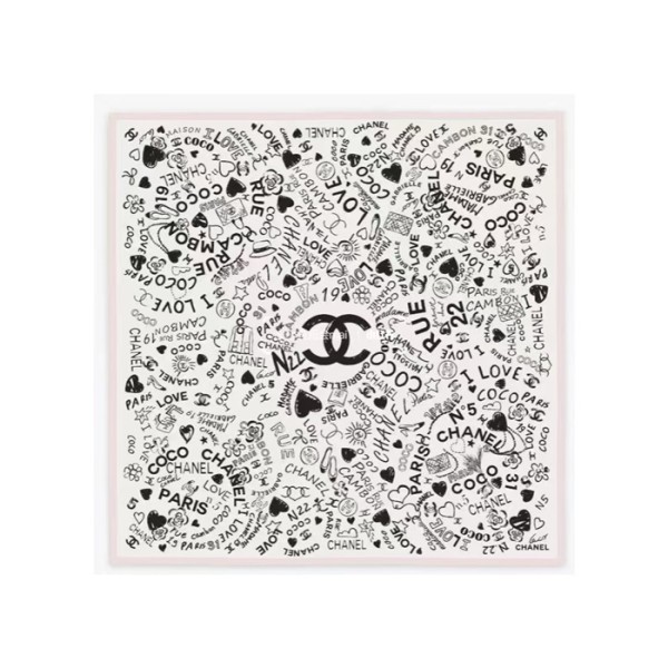 ✨샤넬 여성 그래피티 스카프 - Chanel Womens Graffiti Scarf - acc4456x