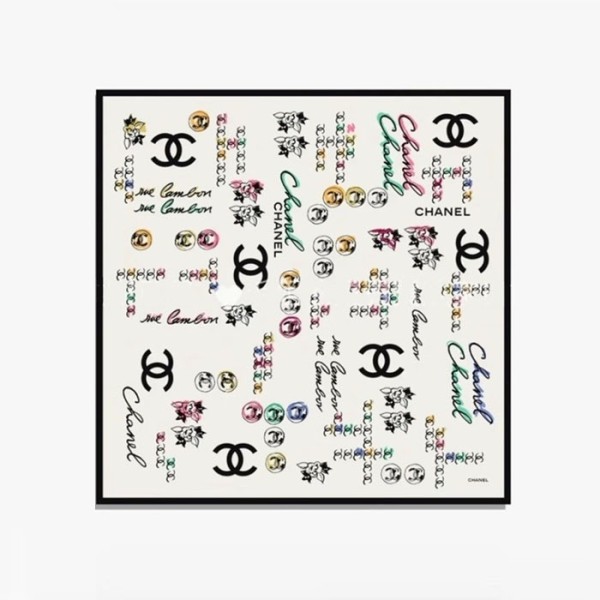 ✨샤넬 여성 실크 스카프 - Chanel Womens Silk Scarf - acc4457x