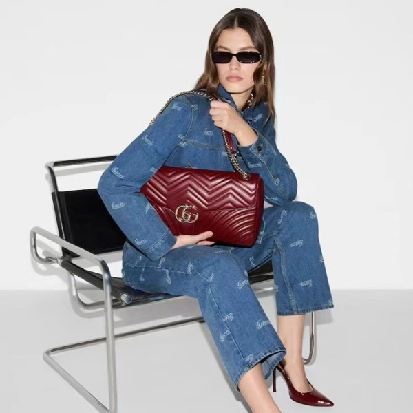 ✨구찌 여성 GG 마몬트 백 - Gucci Womens GG Marmont Bag - gub5257x