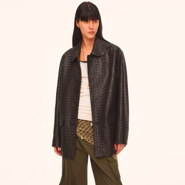 ✨보테가베네타 여성 가죽 자켓 - Bottega veneta Womens Leather Jacket - bvc5840x