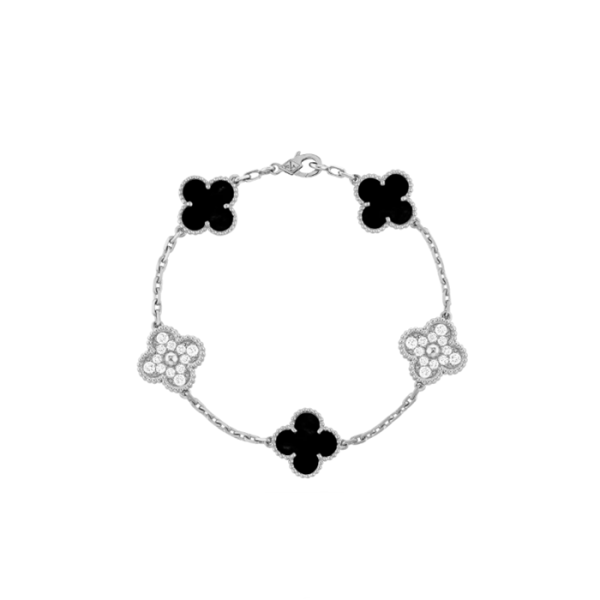 ✨반클리프 아펠 여성 알함브라 브레이슬릿 - Van Cleef & Arpels Womens White Gold Bangle - acc4494x