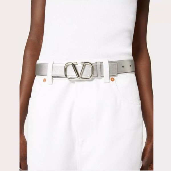 ✨발렌티노 여성 브이 로고 벨트 - Valentino Womens Vlogo Signature Belt - bel158x