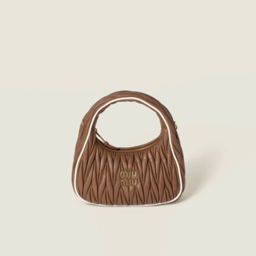 ❤미우미우 여성 완더 마테라쎄 호보 백 - Miumiu Womens Wander Matelasse Hobo Bag - mib5317x