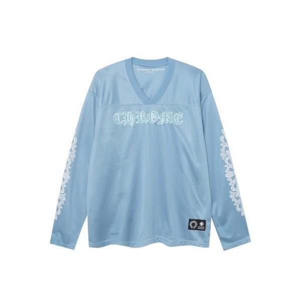 ✨크롬하츠 남성 브이넥 긴팔티 - Chrome Hearts Mens V-neck Tshirt - chc6056x