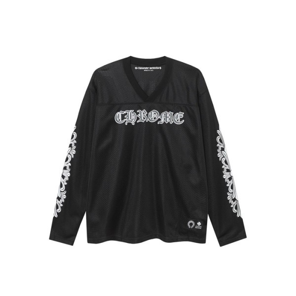 ✨크롬하츠 남성 브이넥 긴팔티 - Chrome Hearts Mens V-neck Tshirt - chc6058x