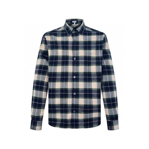 ✨로에베 남성 체크 셔츠 - Loewe Mens Flanner Shirts - loc6081x