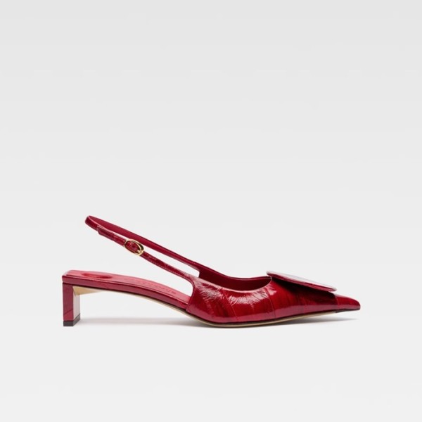 ✨자크뮈스 여성 로우 두엘로 슬링백 - Jacquemus Womens The low Duelo Slingbacks - jas5629x