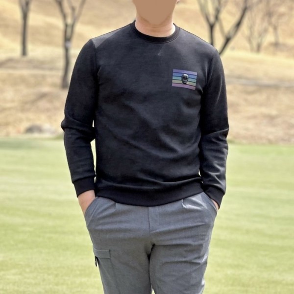 ✨[Amazing Cre] 어메이징크리 남성 카모 플렉스모션 맨투맨 - gol1621x