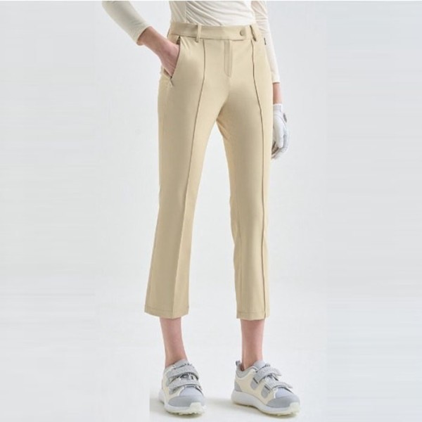 ✨[LANVIN BLANC] 랑방블랑 여성 크롭 스트레이트 팬츠 - gol1624x