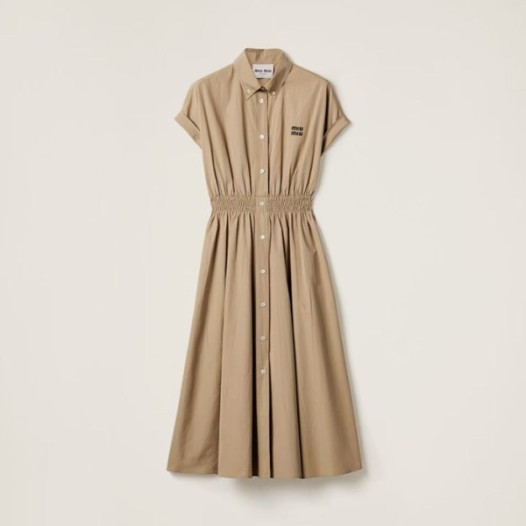 ❤미우미우 여성 팝린 드레스 - Miumiu Womens Poplin Dress - miu6197x