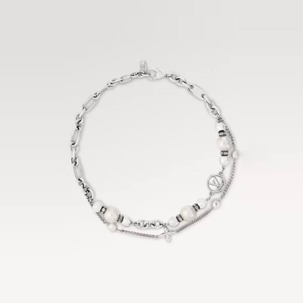 ✨루이비통 여성 미드나잇 펄 팔찌 - Louis vuitton Womens Midnight Pearl Bracelet - acc5414x
