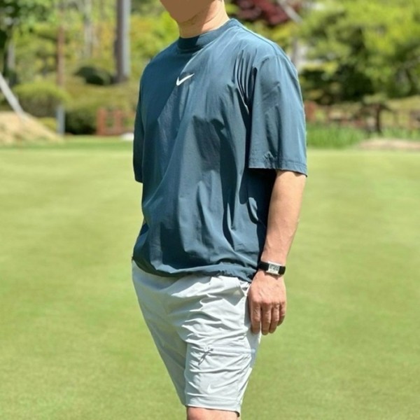 ✨[NIKE × NOCTA]  녹타×나이키 골프 숏슬리브 크루넥 & 쇼츠 팬츠 세트 - gol1649x