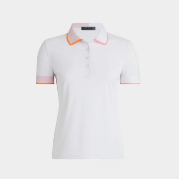 ✨[G/FORE] 지포어 여성 콘트라스트 테크 카라 티셔츠 - gol1650x