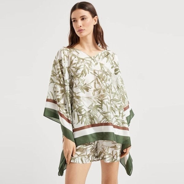 ✨브루넬로쿠치넬리 여성 실크 판쵸 - Brunello Cucinelli Womens Silk Pancho - acc5427x