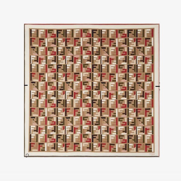 ✨펜디 여성 FF 스퀘어 스카프 - Fendi Womens FF Square Scarf - acc5437x