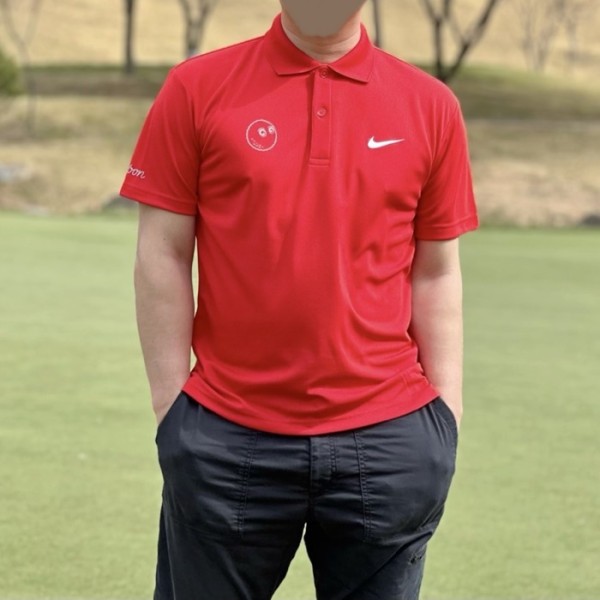 ✨[MALBON x NIKE] 말본  x 나이키 남성 드라이핏 카라넥 티셔츠 - gol1666x