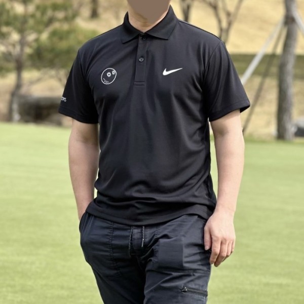 ✨[MALBON x NIKE] 말본  x 나이키 남성 드라이핏 카라넥 티셔츠 - gol1667x