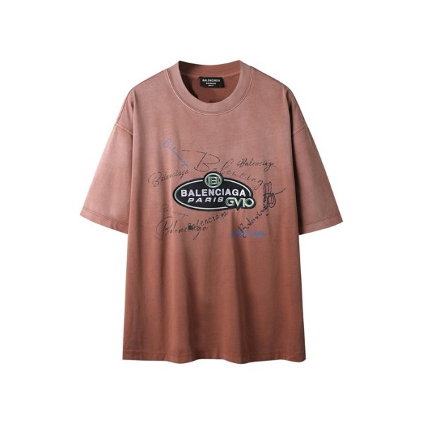 ✨발렌시아가 남성 라운드 반팔 티셔츠 - Balenciaga Mens Round Tshirt - bac6583x