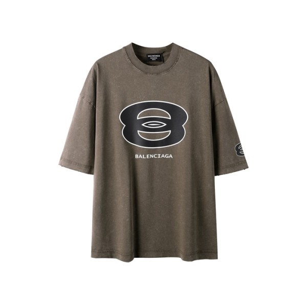 ✨발렌시아가 남성 라운드 반팔 티셔츠 - Balenciaga Mens Round Tshirt - bac6589x