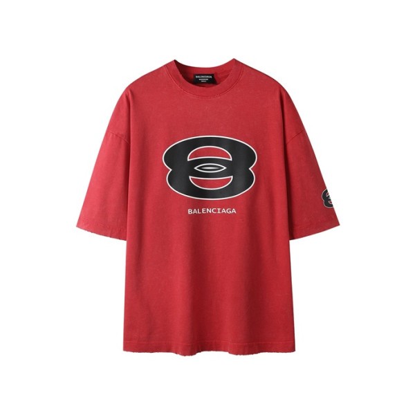✨발렌시아가 남성 라운드 반팔 티셔츠 - Balenciaga Mens Round Tshirt - bac6590x