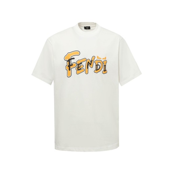 ✨펜디 남성 라운드 반팔 티셔츠 - Fendi Mens Round Tshirt - fec6596x