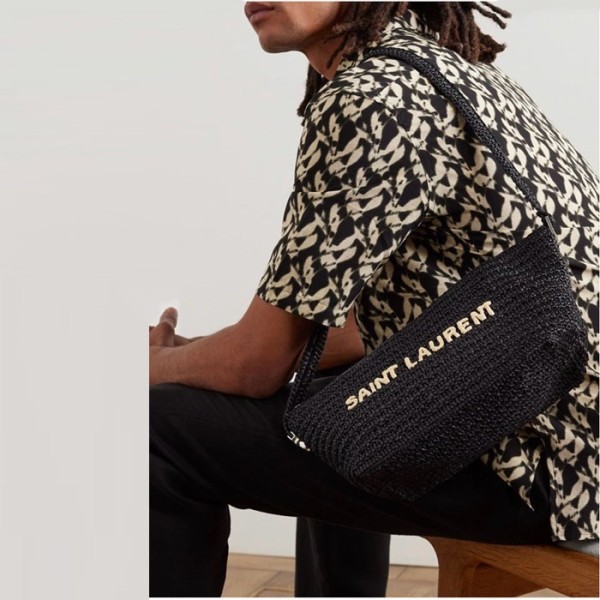 ✨입생로랑 남/녀 라피아  숄더백 - Saint Laurent Unisex Raffia Shoulder Bag - ysb5621x