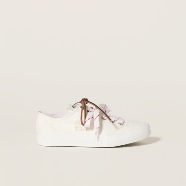 ✨미우미우 여성 워싱 데님 스니커즈 - Miumiu Womens Washed Denim Sneakers - mis5735x